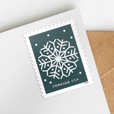 Winter Whimsy Forever Stamps 2024