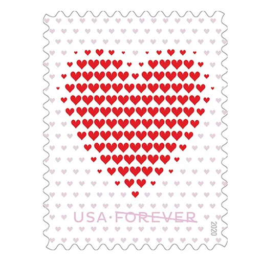 2020 Made of Hearts Forever Stamps