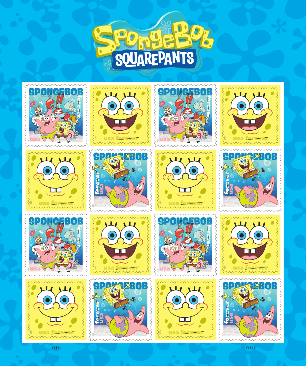 2025 SpongeBob SquarePants Stamps