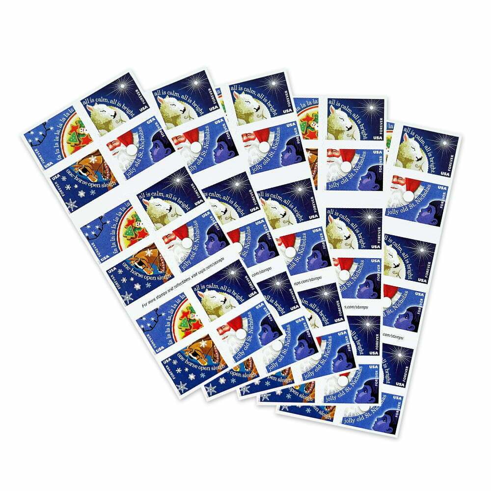 Christmas Carols Forever Stamps