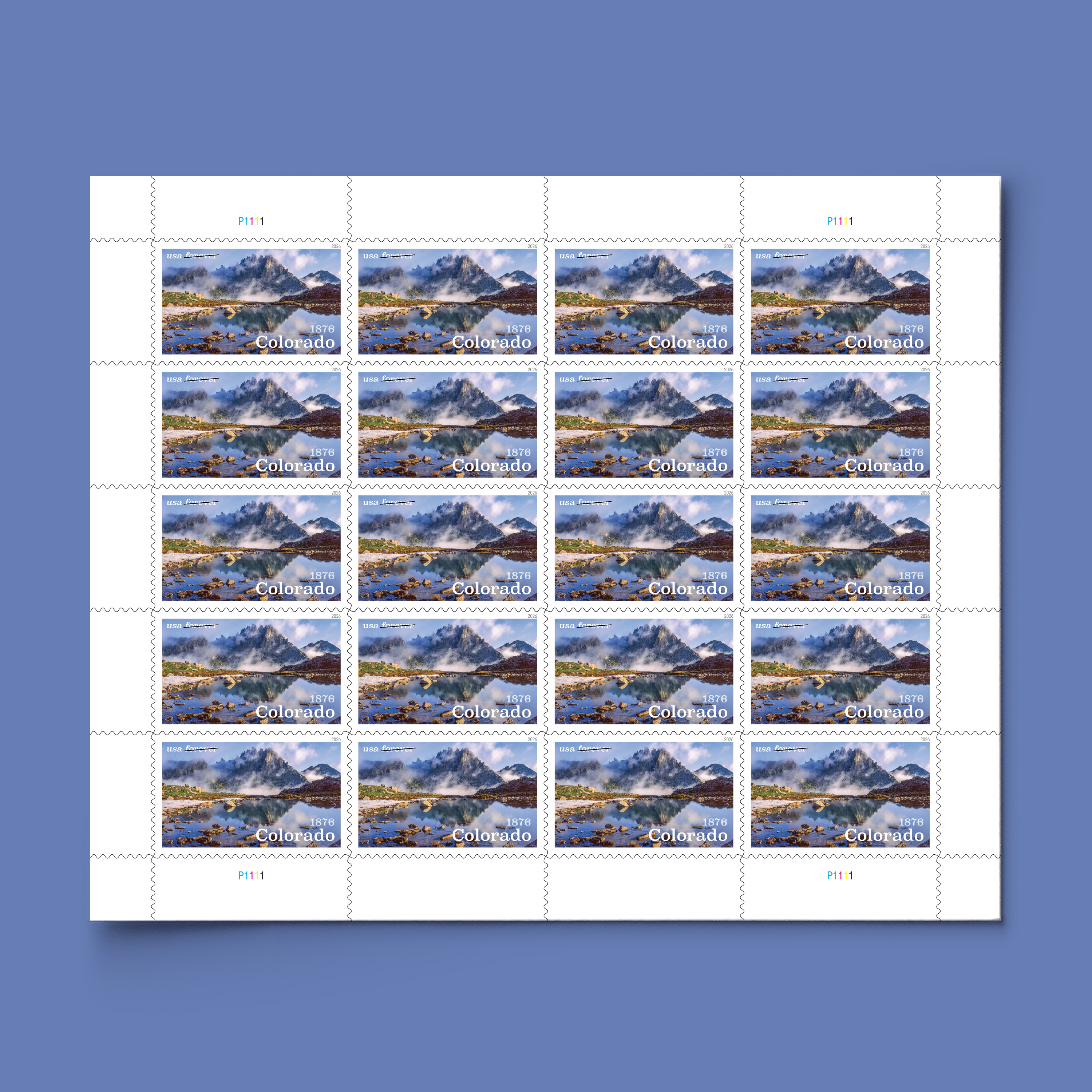 2026 Colorado Statehood Forever Stamps