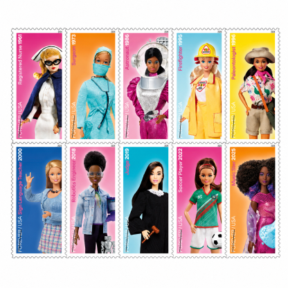 2026 Barbie Forever Stamps