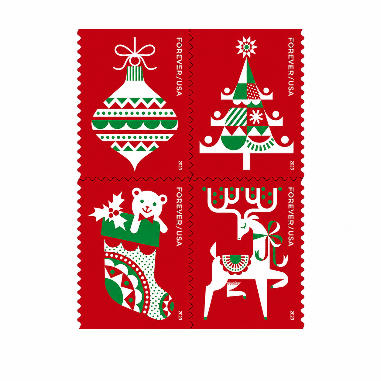 2020 Holiday Delights Forever Stamps