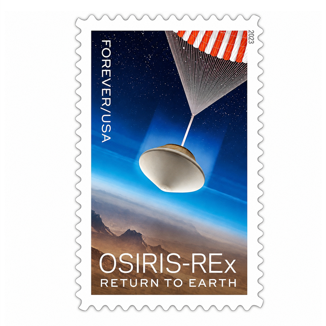 2023 Osiris-REx Mission to Asteroid Bennu and Return to Earth Forever Postage Stamps