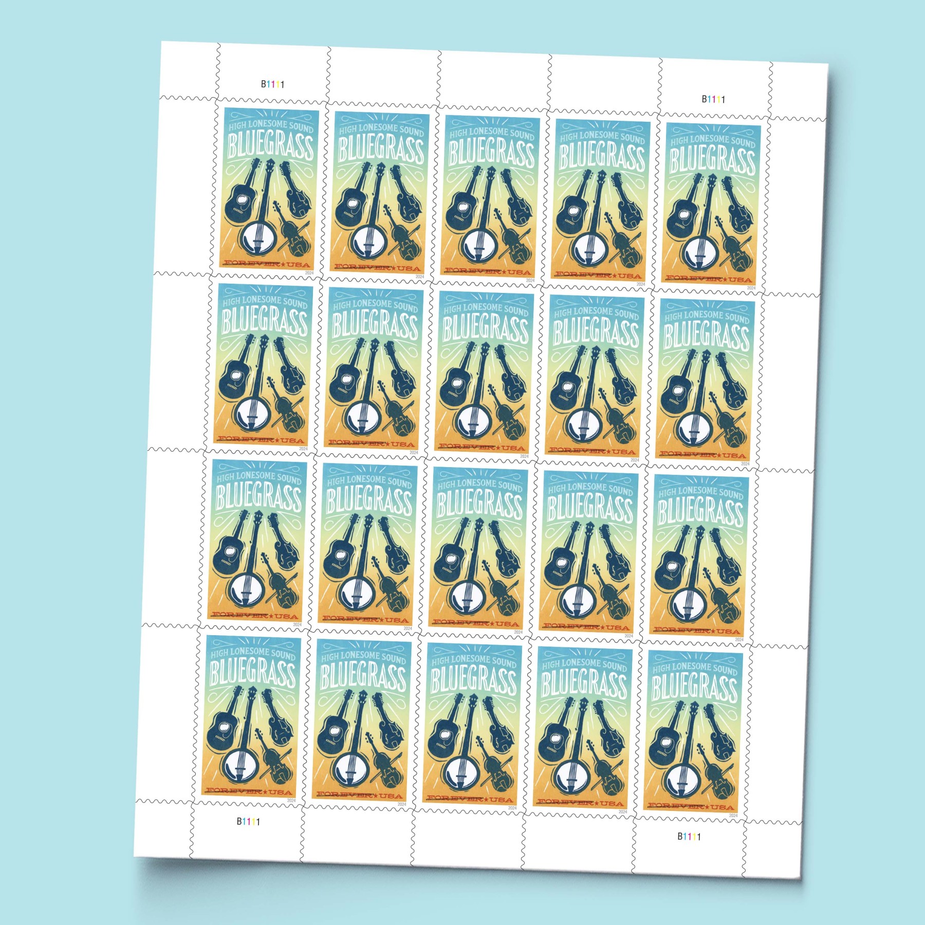 2024 Bluegrass Forever Stamps