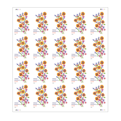 Sunflower Bouquet Stamps(Two Ounce)