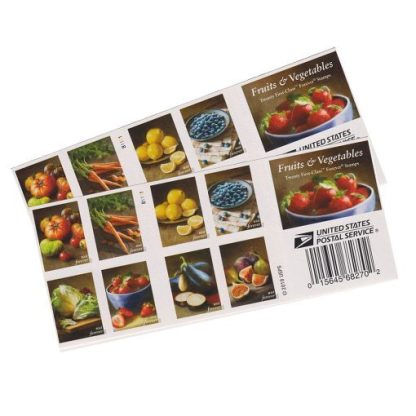 Fruits And Vegetables Forever Stamps