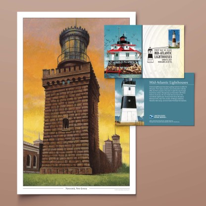 2021 Mid Atlantic Lighthouses Stamps 