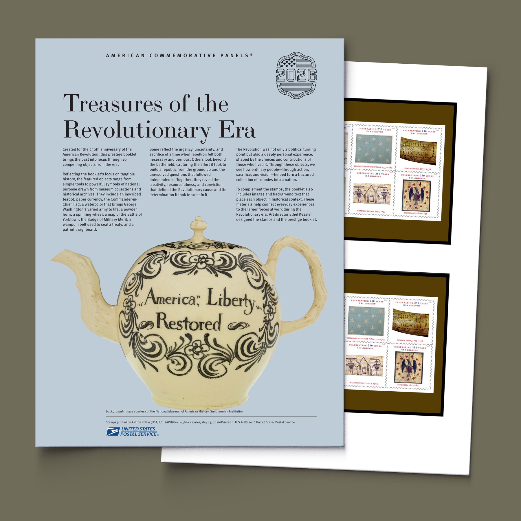 2026 250th Treasures of the Revolutionary Era Stamps
