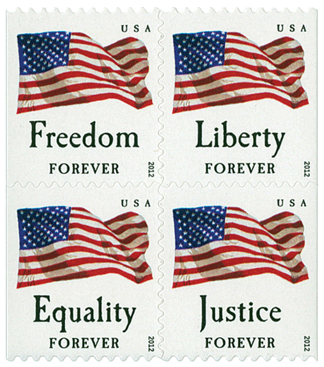 Four Flags Stamps.2012