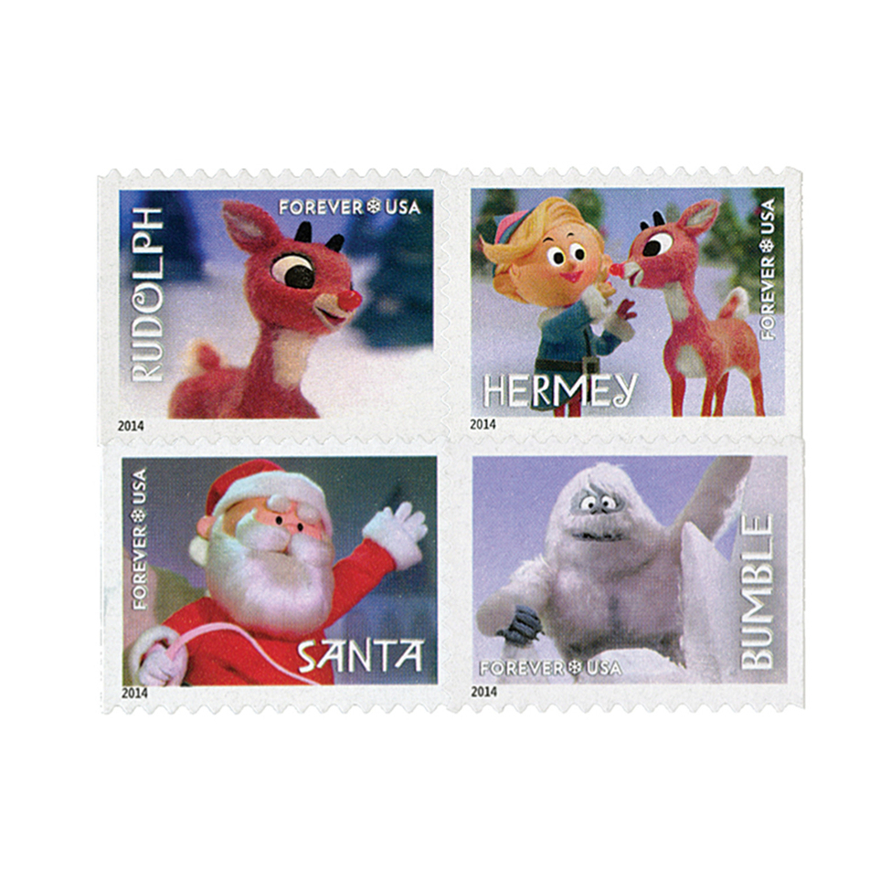 Rudolph the Red-Nosed Reindeer Forever Stamps
