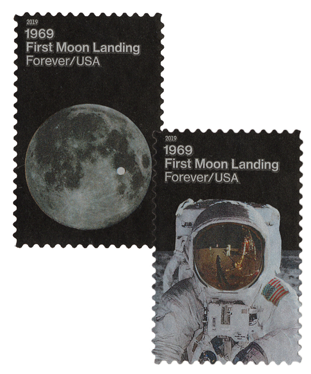 2019 First Moon Landing Stamp