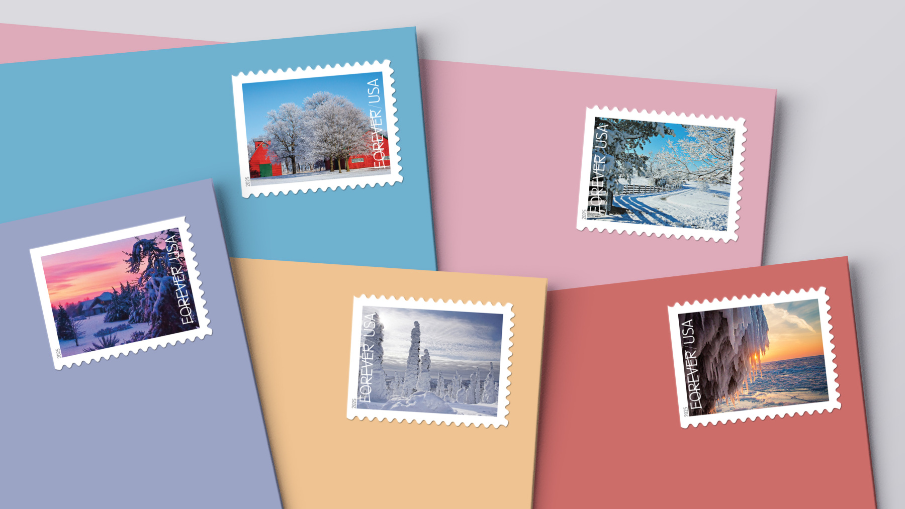 2025 Winter Landscapes Stamps