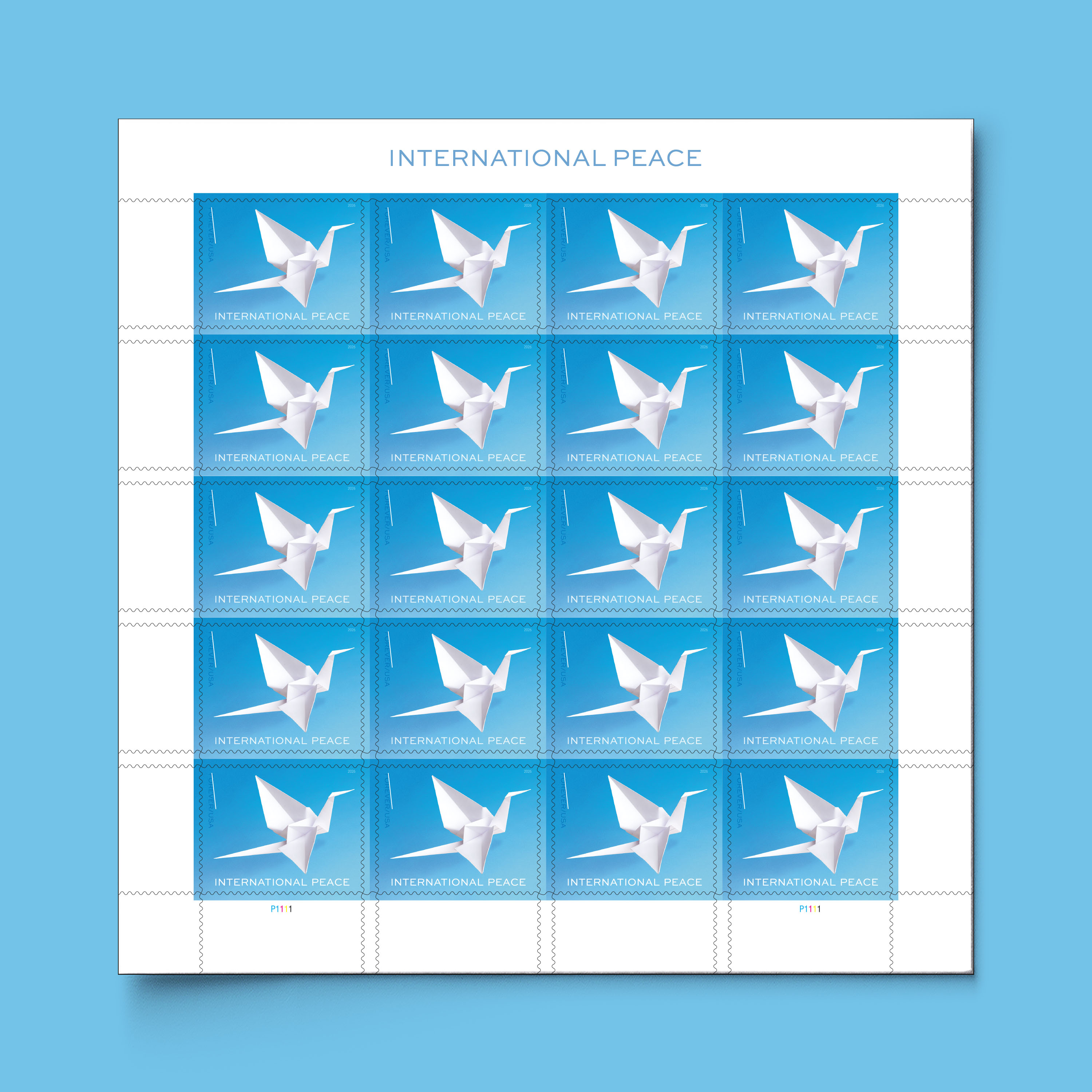 2026 Internation Peace Foever Stamp