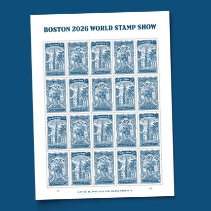  2026 Boston World Stamp Show  Forever Stamps