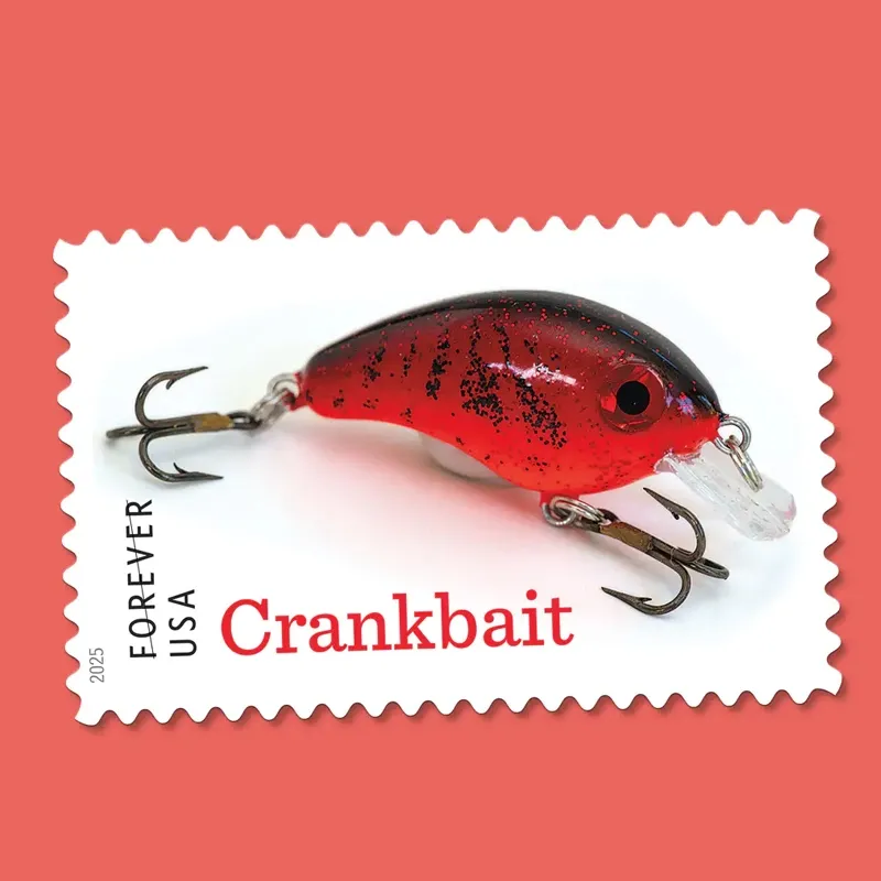 2025 Freshwater Fishing Lures Forever Stamps