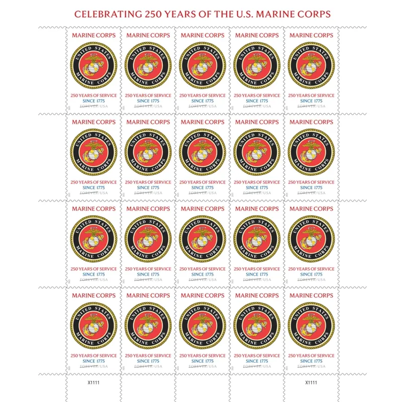 2025 U.S. Marine Corps 250th Stamps