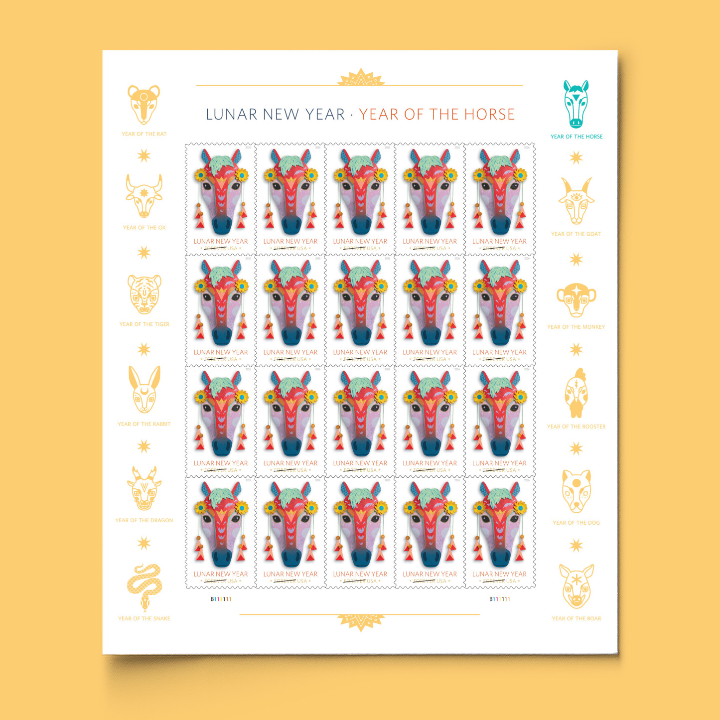 Lunar New Year: Year of the Horse Stamps