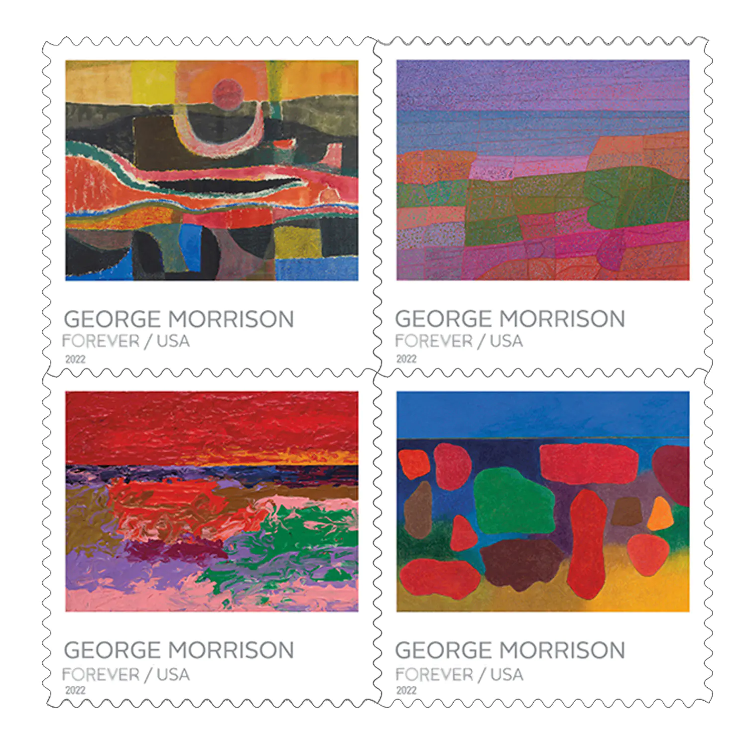 2022 George Morrison Stamps