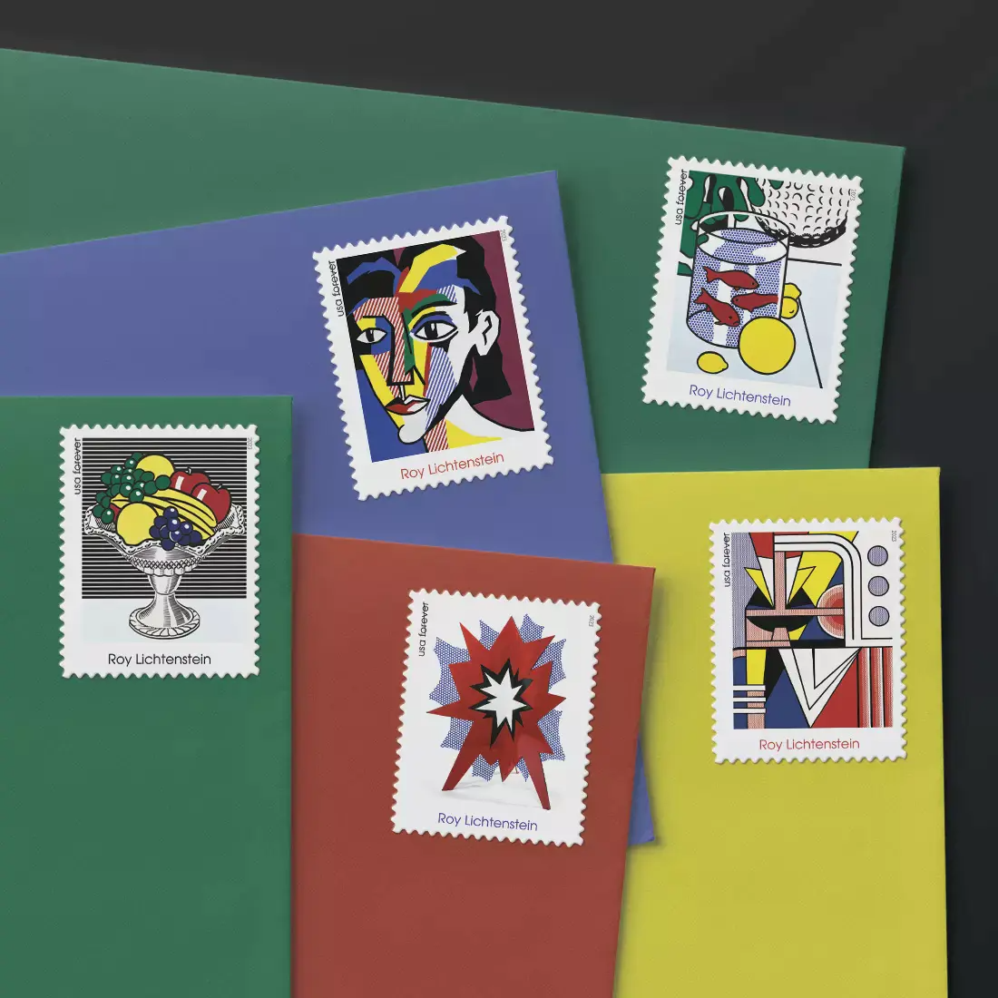 Roy Lichtenstein Stamps 2023