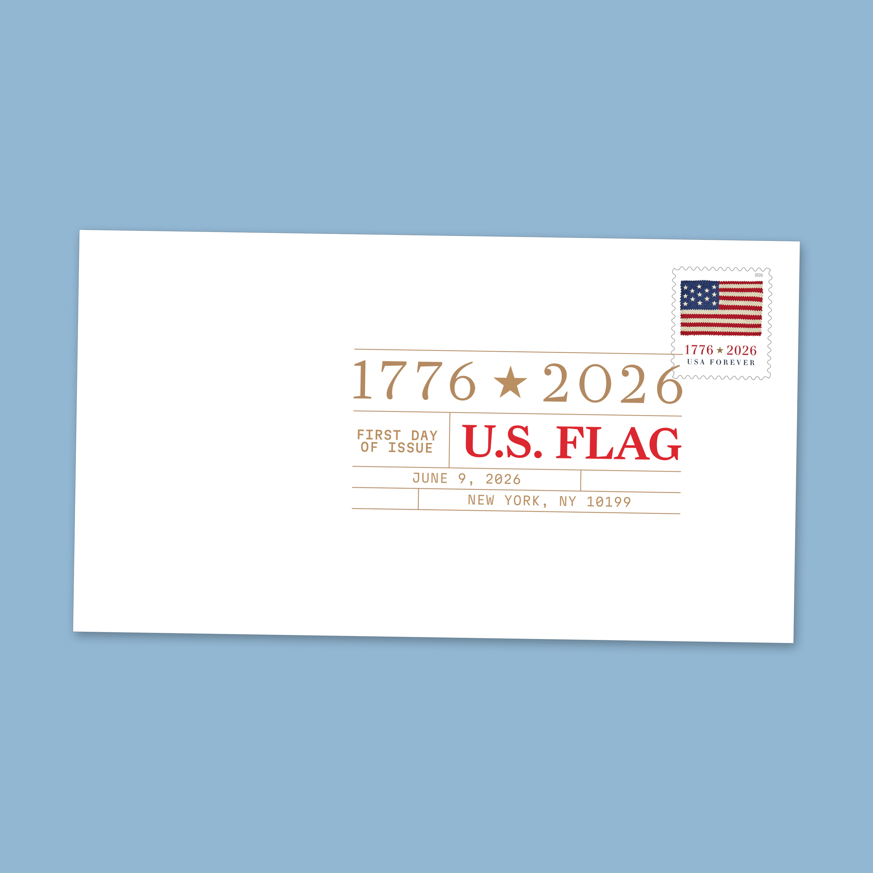 2017～2019 & 2022～2026 U.S. FLAG FOREVER STAMPS