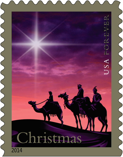 Christmas Magi 2014 New Issue USPS Forever Stamp