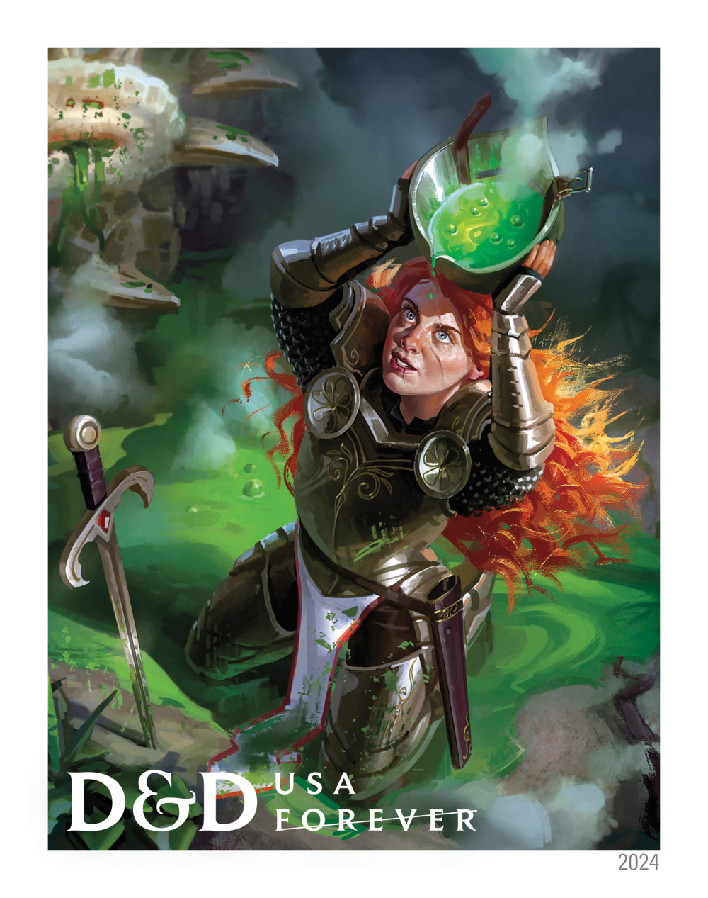 2024 Dungeons & Dragons Forever Stamps