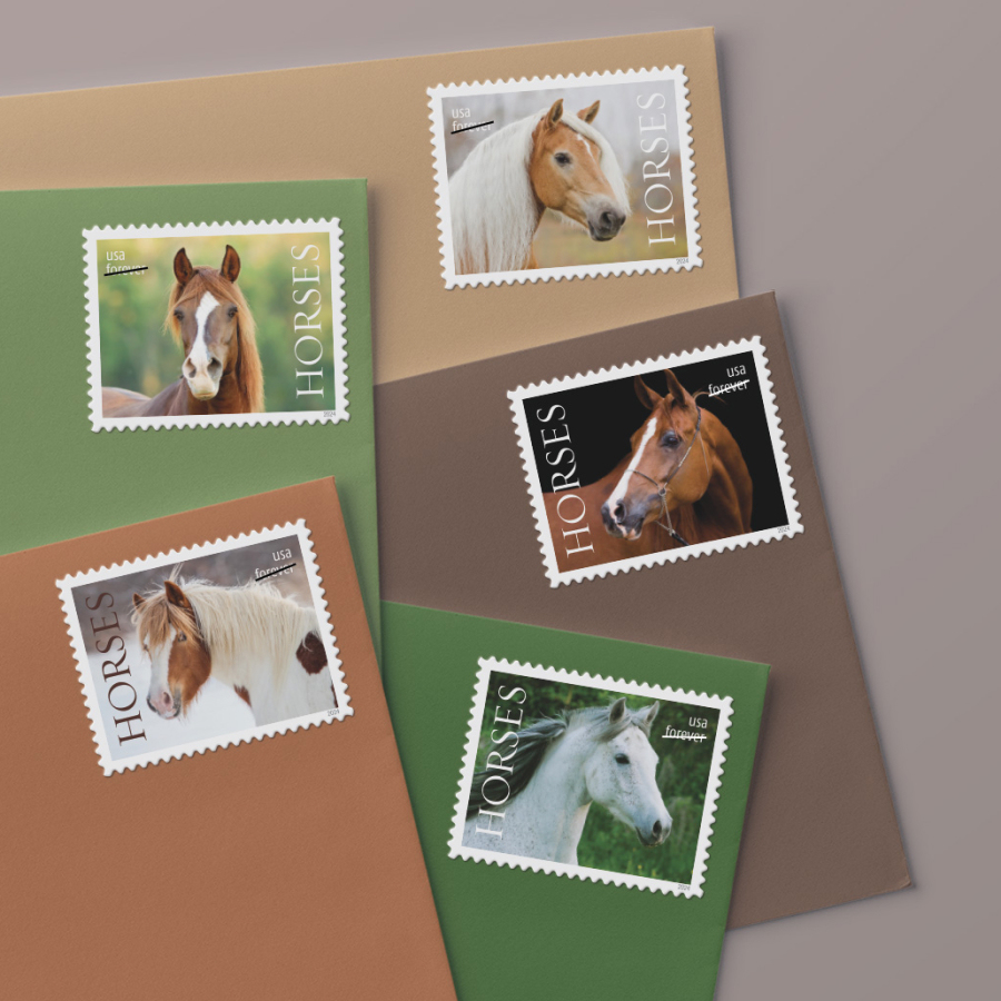 Horses Forever stamps