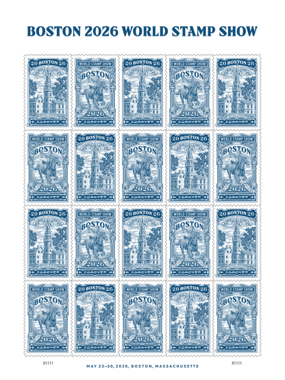  2026 Boston World Stamp Show  Forever Stamps
