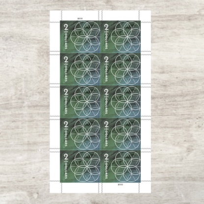 $2 Floral Geometry Stamps - 2022
