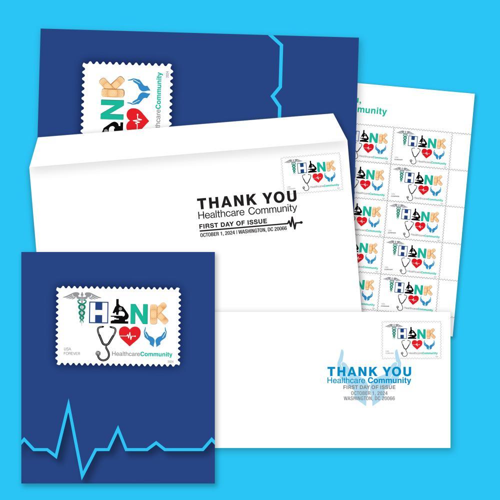 Healthcare Community Forever Stamp 2024