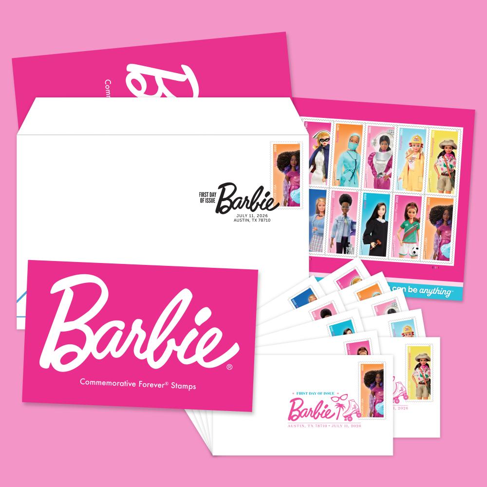2026 Barbie Forever Stamps