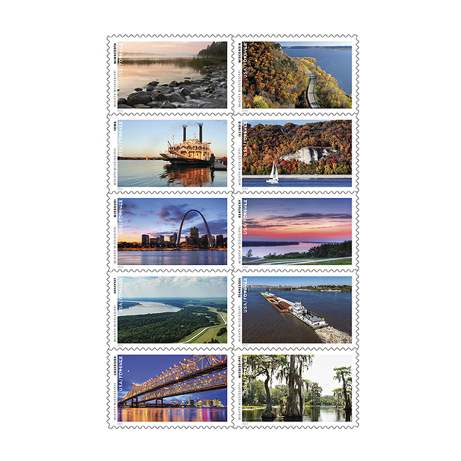 2022 Mighty Mississippi Forever Stamps