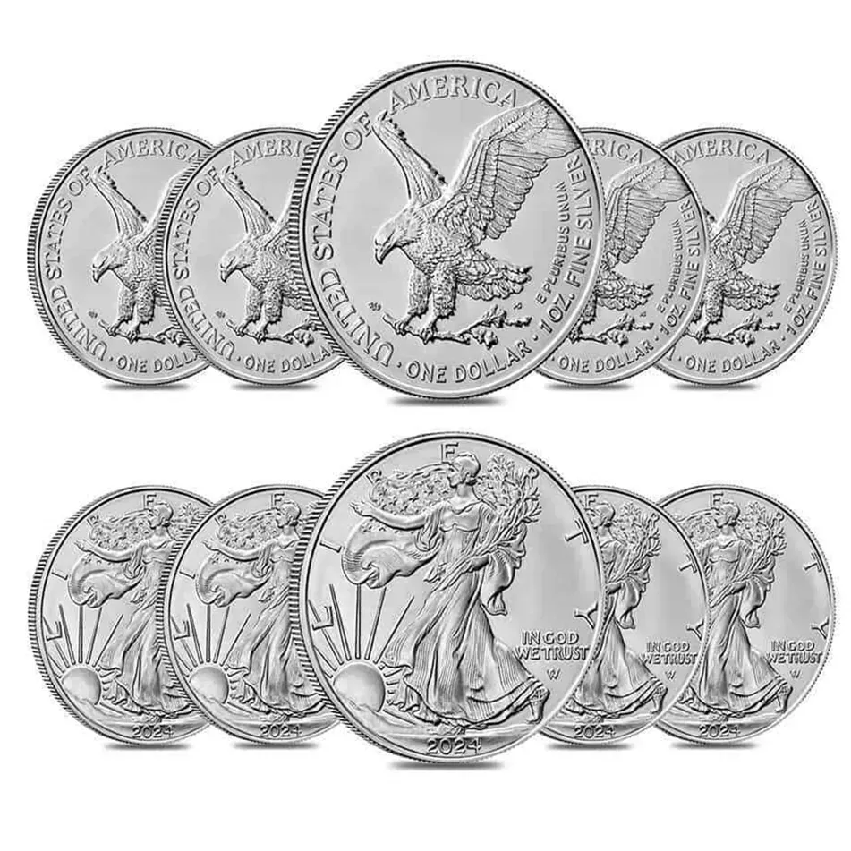 SPECIAL OFFERS 2022～2025 AMERICAN EAGLE 1 OZ 99.9% FINE SILVER COINS (W)