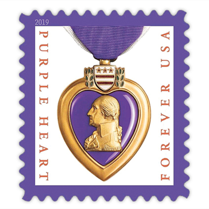 2019 Purple Heart Forever Stamps