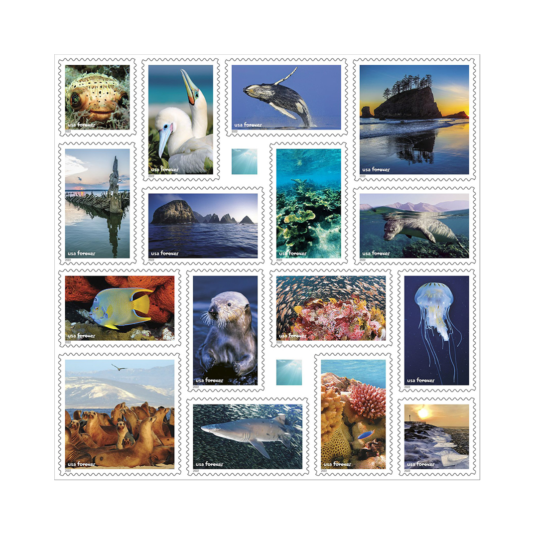 2022 National Marine Sanctuaries Stamps