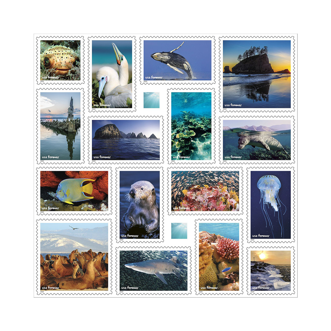 2022 National Marine Sanctuaries Stamps