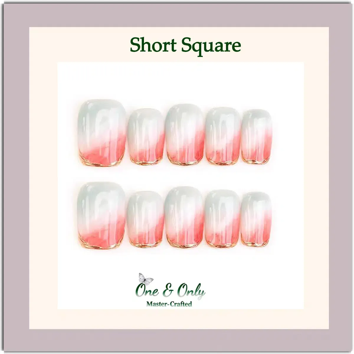 Barbie's Snow Globe Press-On Nails | Medium Almond & Short Coffin | Icy Pink Winter Wonderland