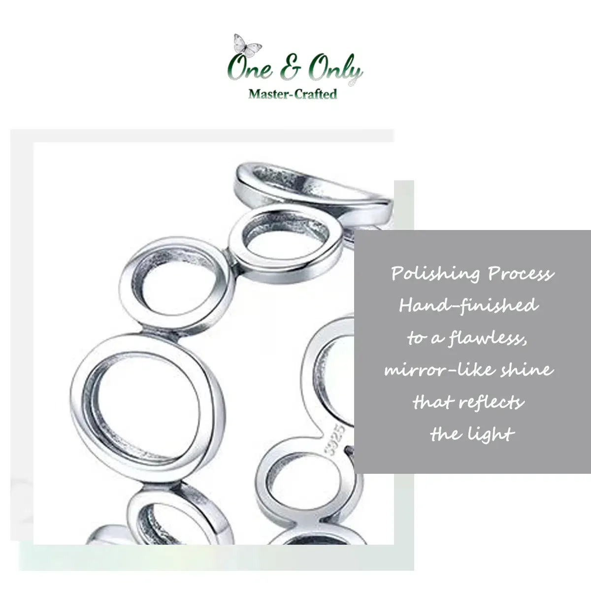 Sterling S925 Silve | Infinity Loop Ring | Nickel-Free Plating