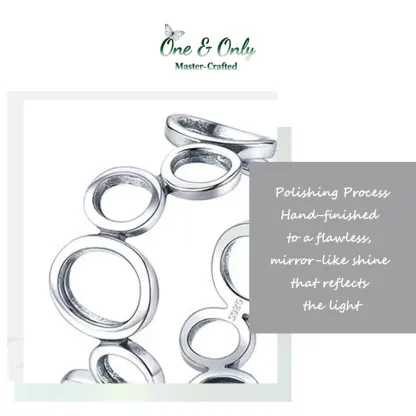 Sterling S925 Silve | Infinity Loop Ring | Nickel-Free Plating
