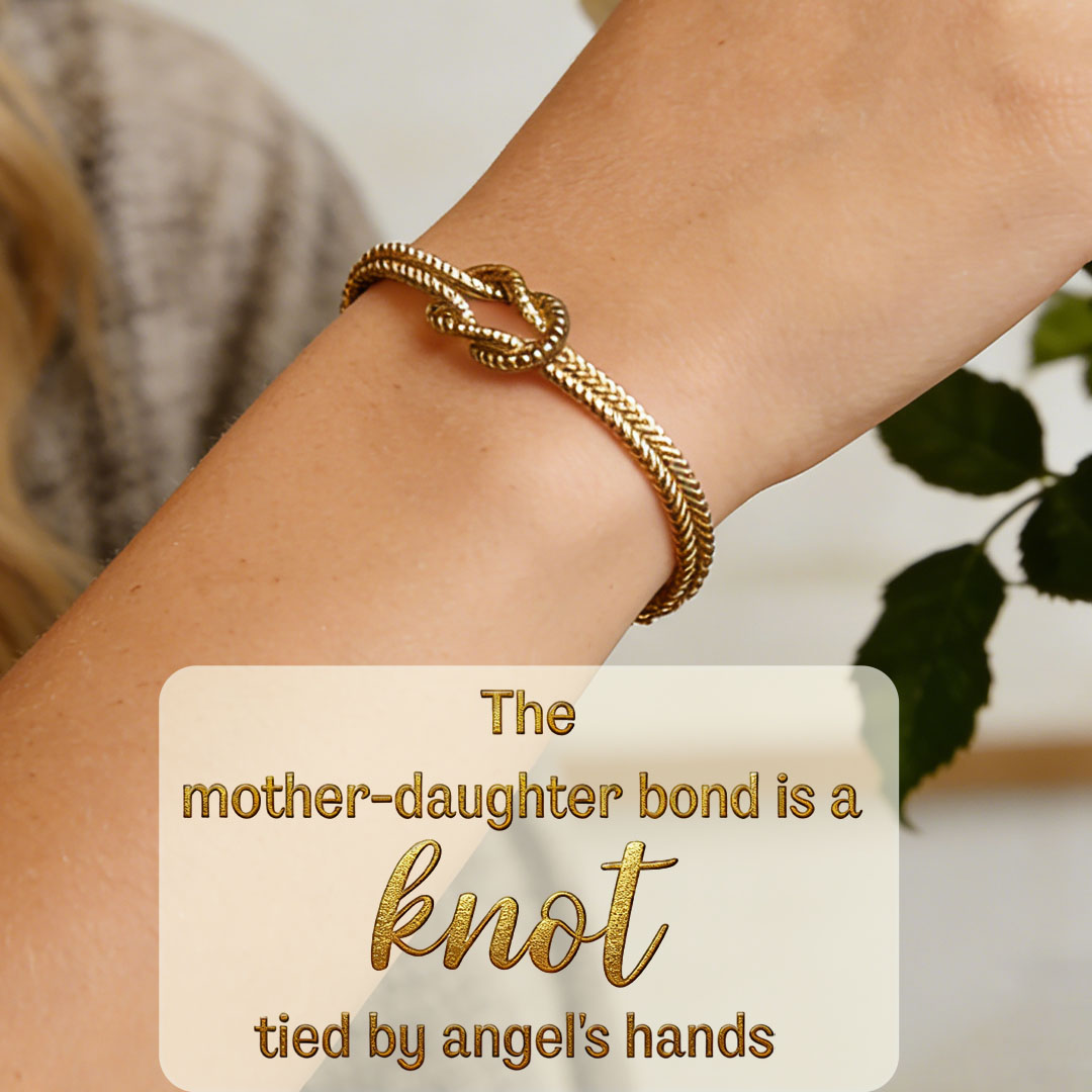 Mother & Daughter Bond Knot Bracelets | Wear yours🎁Gift hers | Forever Linked❤️Forever Loved