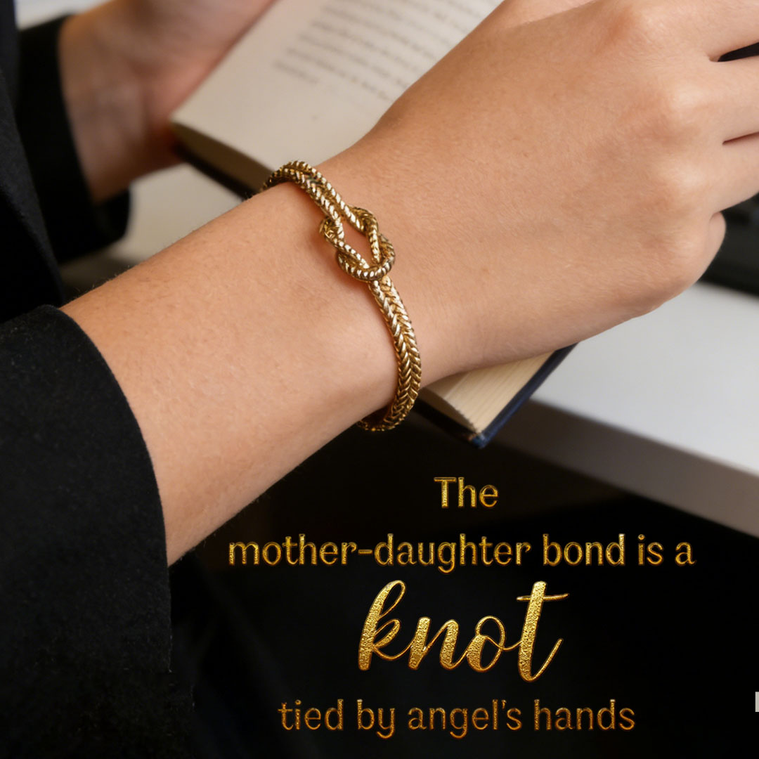 Mother & Daughter Bond Knot Bracelets | Wear yours🎁Gift hers | Forever Linked❤️Forever Loved