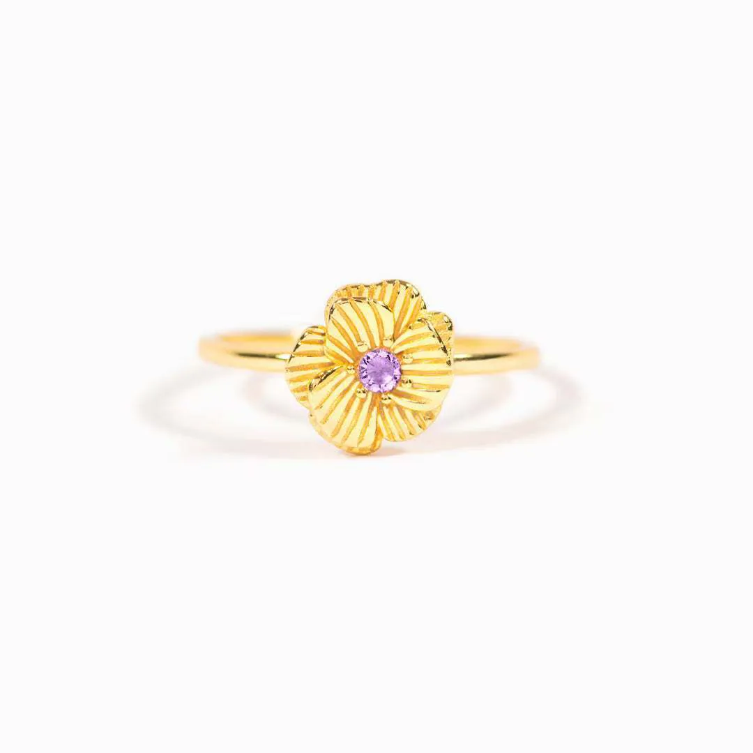 🌸For The Grandma 1-12 Birth Flowers Ring | Wear Her Story on Her Finger