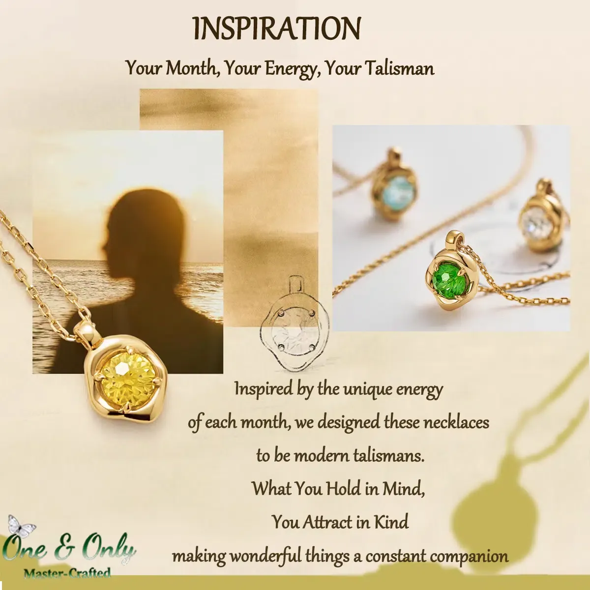 S925 Silve + 5A CZ | 12 Energy Stones Collection Necklace | Nickel-Free Plating | Birthstone Jewelry | Meaningful Gifts for Every Month