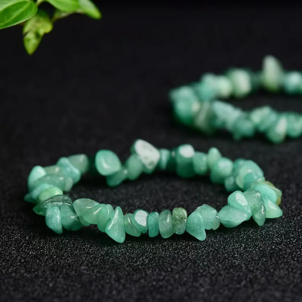 💚 Stackable Green Aventurine Bracelets Set – For Strength, Hope, and Unwavering Support