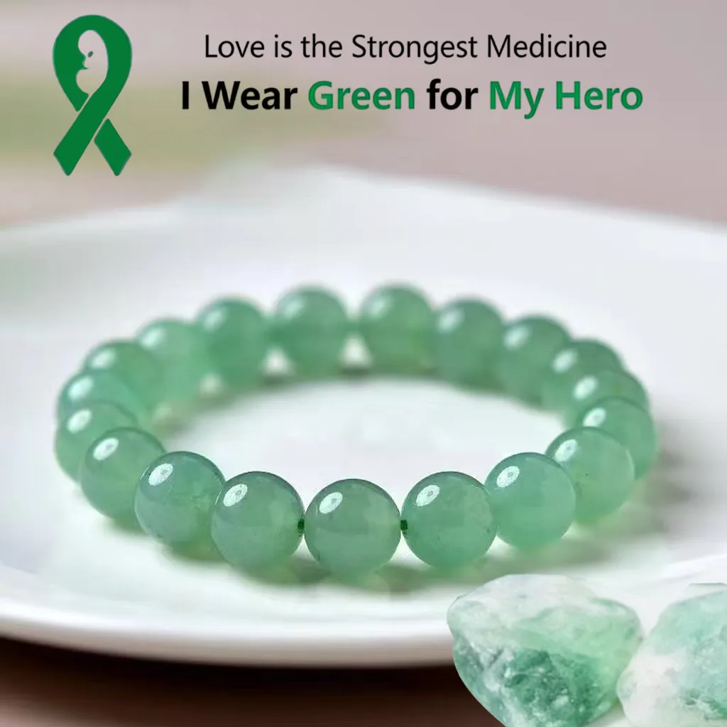 💚 Stackable Green Aventurine Bracelets Set – For Strength, Hope, and Unwavering Support