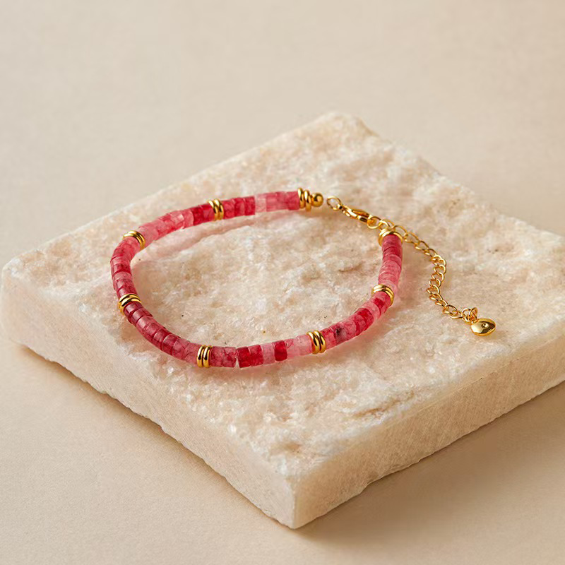 🎀 I Am Enough Pink  Aventurine Hope Bracelet