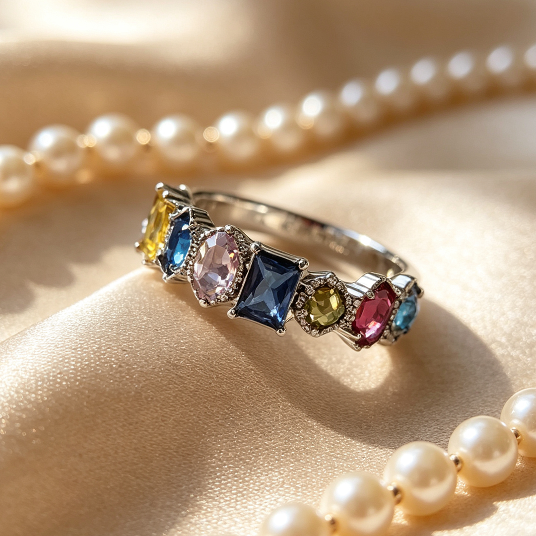 Personalized Family Birthstone Ring – Meaningful Custom Gift For Every Loved One