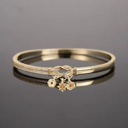 Personalized 1-12 Birthflowers Gift For Grandmom Knot | Wear Her Story on Her Wrist