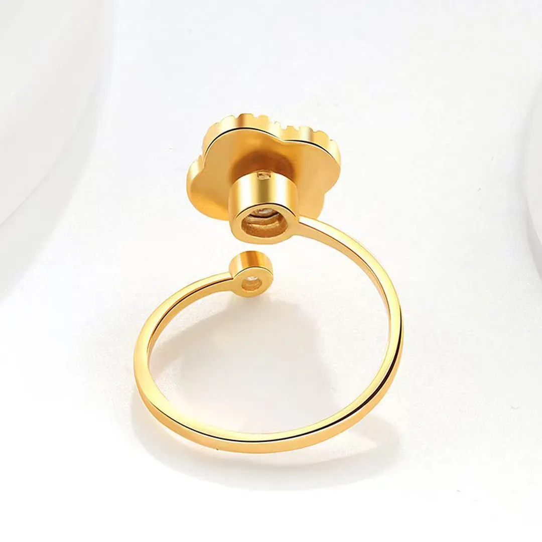 🍀7 Rotating Mood Lucky Clover  Rings for Calm, Confidence & Clarity